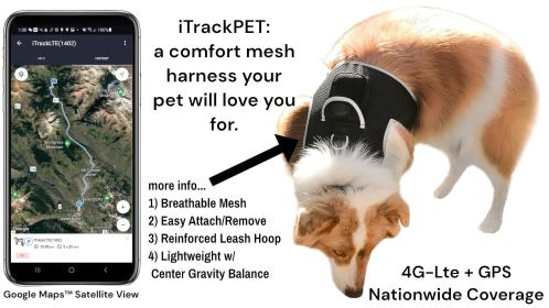 NEW Waterproof GPS Pet Tracker Portable Realtime Mini Tracking Device Size:L