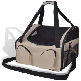 Portable Pet Bag with Shoulder Strap 16.5" x 14.9" x 11.8"