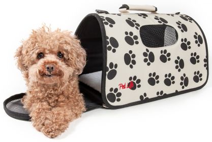 Airline Approved Folding Zippered Sporty Cage Pet Carrier (size: large)