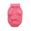 Dog Cable Knit 100% Cotton Sweater