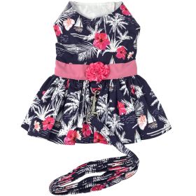 Moonlight  Sails Harness Dress with Matching Leash (size: Xlarge)