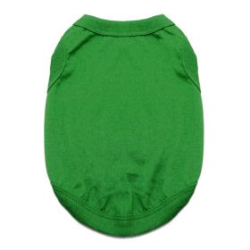 100% Cotton Dog Tanks (Color: Emerald Green, size: medium)